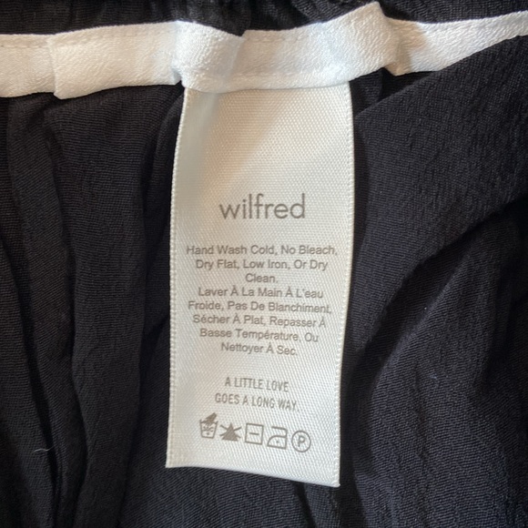 NWOT Wilfred culottes sz S black - Picture 7 of 7